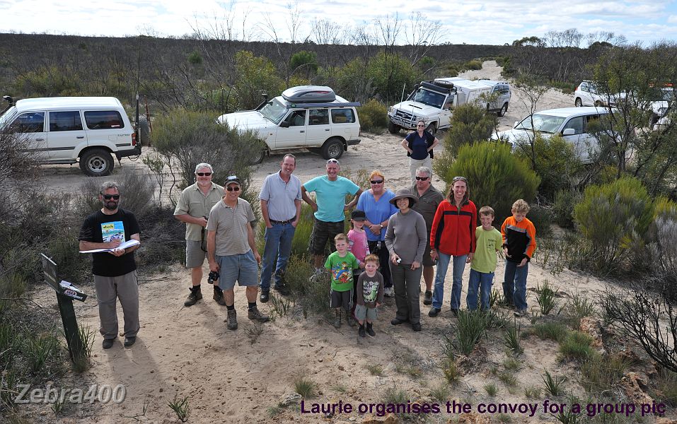 13-Everyone enjoys the walk up Milmed Rock.JPG